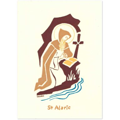 Bénédictines de Vénières - Carte double Alaric saint