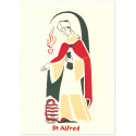 Saint Alfred - Carte double