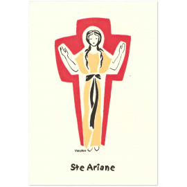 Bénédictines de Vénières - Sainte Ariane Carte double