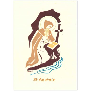 Bénédictines de Vénières - Saint Anatole Carte double