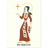 Sainte Déborah - Carte double