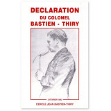 Déclaration du colonel Bastien-Thiry