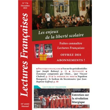 Lectures françaises & Lecture et Tradition - Lectures françaises N°776 - Décembre 2021