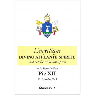 S.S. Pie XII - Encyclique Divino Afflante Spiritu