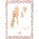Première Communion - Fille, Jésus avec Ange L4