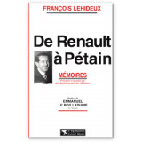 De Renault à Pétain - Mémoires