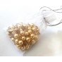 Chapelet perles dorées
