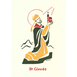 Bénédictines de Vénières - Saint Claude - Carte double