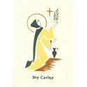 Sainte Carine - Carte double