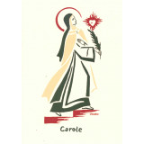 Sainte Charlotte, Carole - Carte double