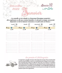 Sarah Stulzaft - Mon Agenda Hildegarde de Bingen 2023