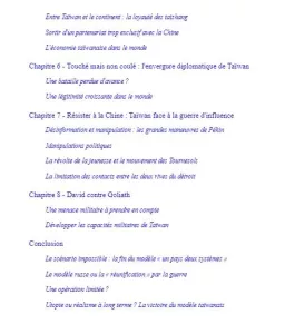 Taïwan face à la Chine