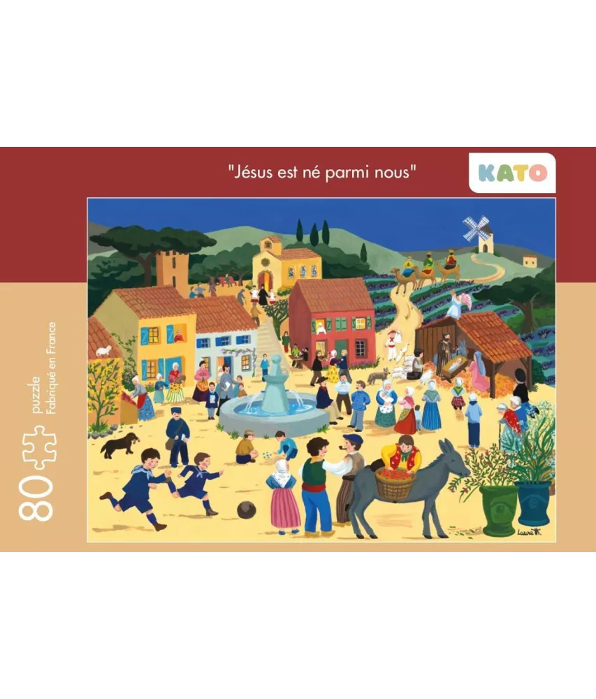 Puzzle Jésus est né parmi nous