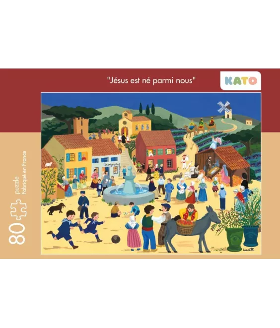 Puzzle Jésus est né parmi nous