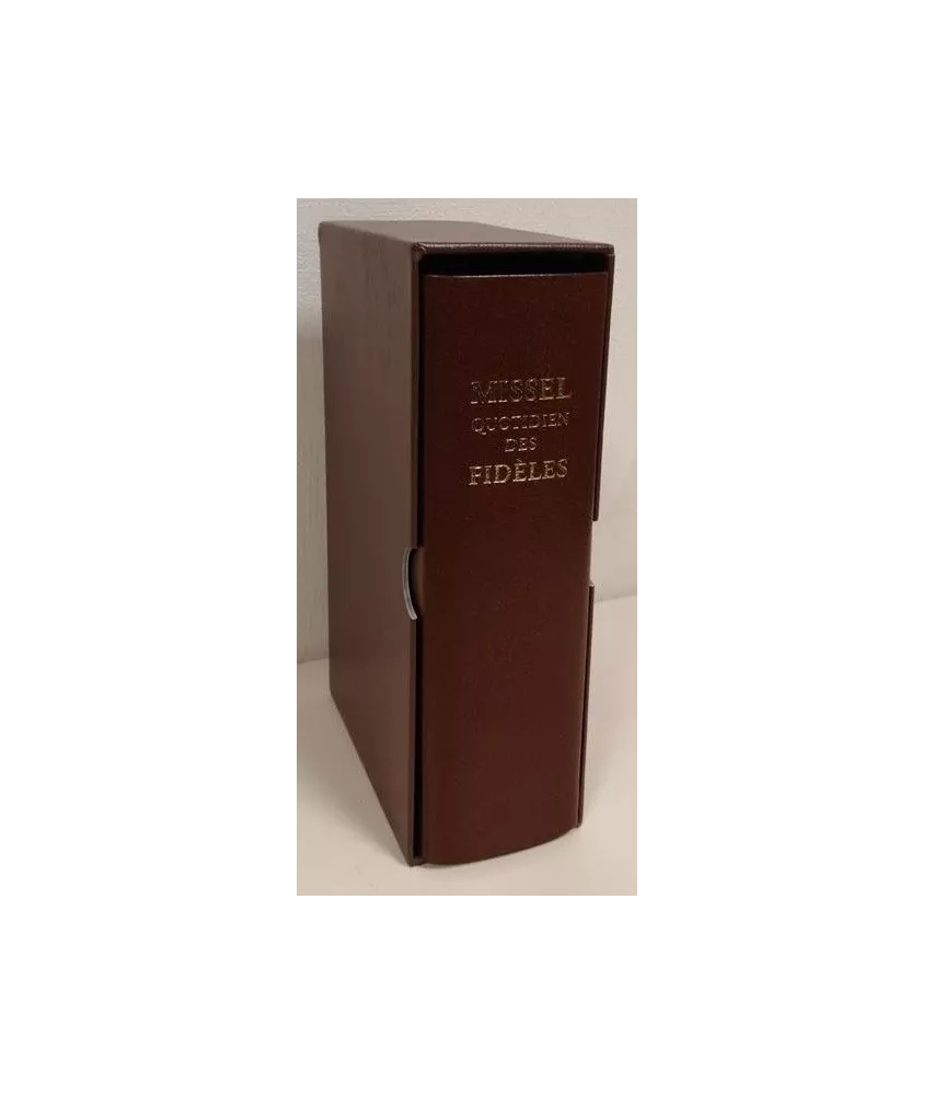 Abbé Daniel Joly - Missel quotidien des fidèles - Marron avec coffret