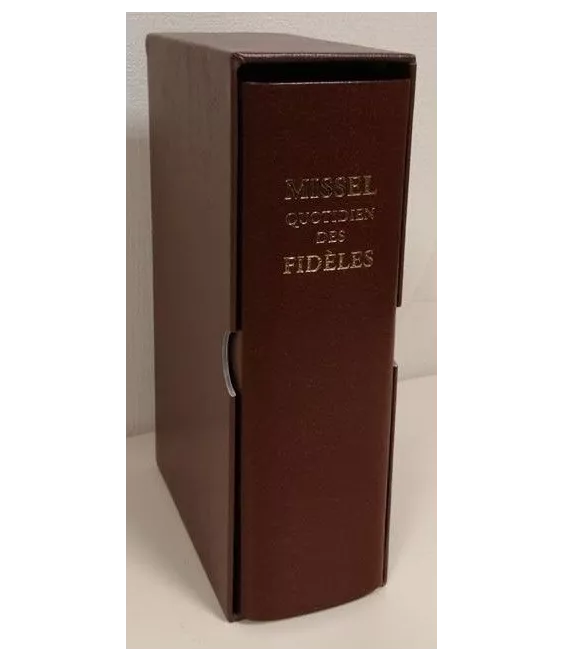Abbé Daniel Joly - Missel quotidien des fidèles - Marron avec coffret