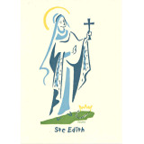 Sainte Edith - Carte double