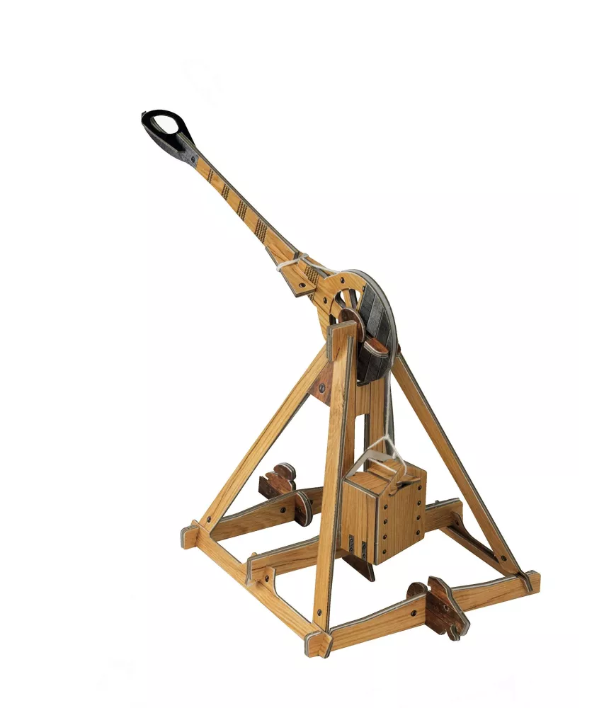 Les machines de Léonard de Vinci - La catapulte et l'arbalète