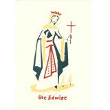Sainte Edwige - Carte double