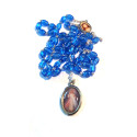 Chapelet de la Miséricorde Divine - Perles bleues