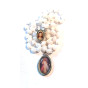 Chapelet de la Miséricorde Divine - Perles blanches