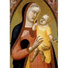 Pietro Lorenzetti - Début du XIV° siècle - La Vierge à l'Enfant - N°166