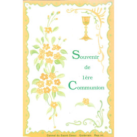 Carmel de Quiévrain - Souvenir de Première Communion