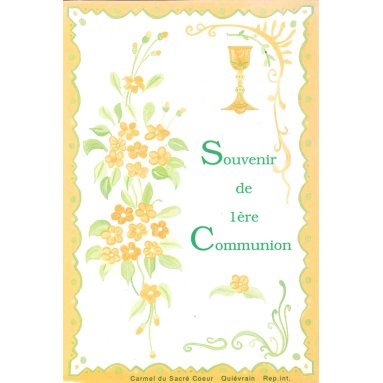 Carmel de Quiévrain - Souvenir de Première Communion
