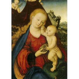 Lucas Cranach - 1472-1553 - La Vierge à la grappe - N°256