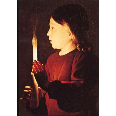 Georges de La Tour - 1593-1652 - L'Enfant Jésus tenant un luminaire - N°367