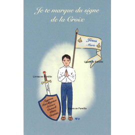 Marie-Alix Bonnet - Je te marque du signe de la Croix - Garçon MAB 09