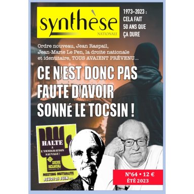 Roland Hélie - Synthèse nationale N°64 - Eté 2023