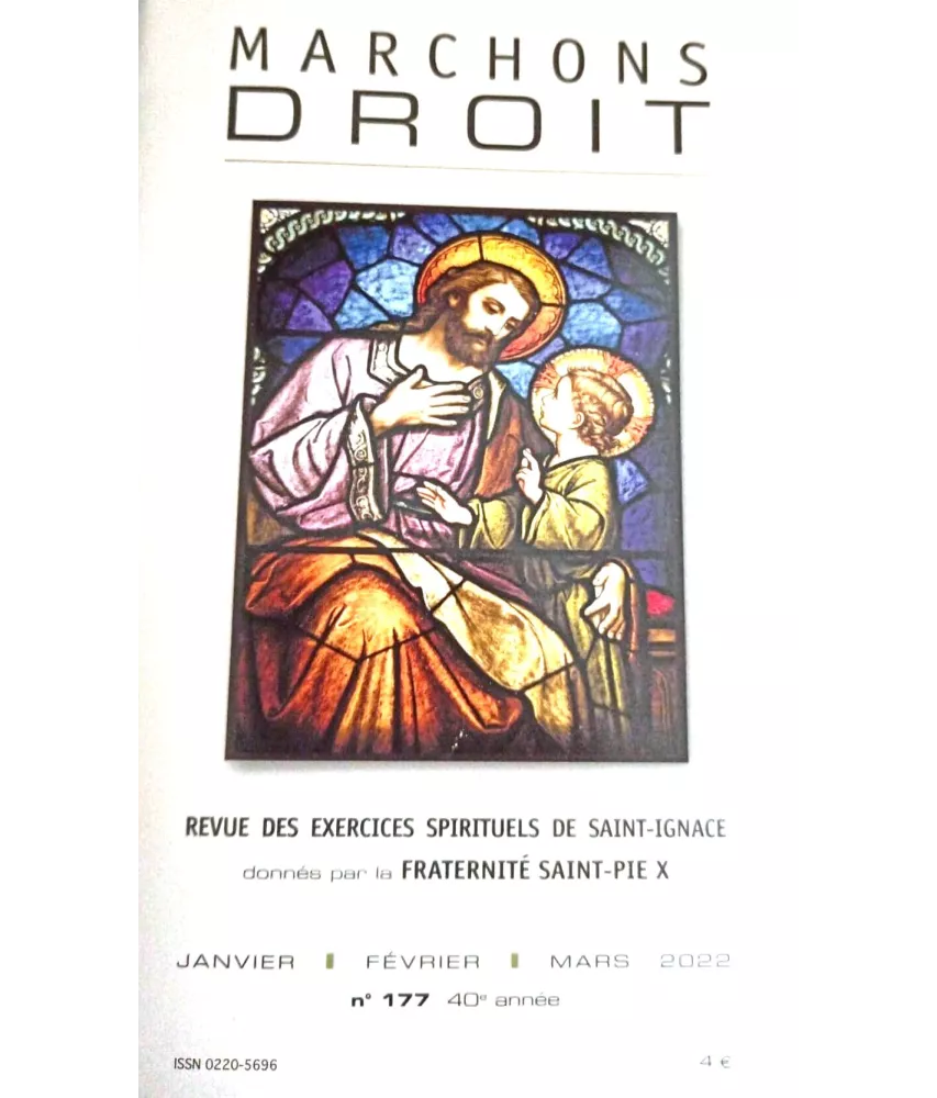 Abbé Alain Delagneau - Marchons Droit N°177 -  janvier, février, mars 2022