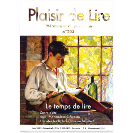 Marie de L'Aubier - Plaisir de lire N°203, Juin - Le temps de lire