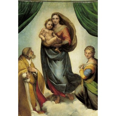 Raphaël - La Vierge de Saint-Sixte - N°429