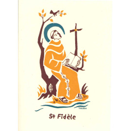 Bénédictines de Vénières - Saint Fidèle - Carte double