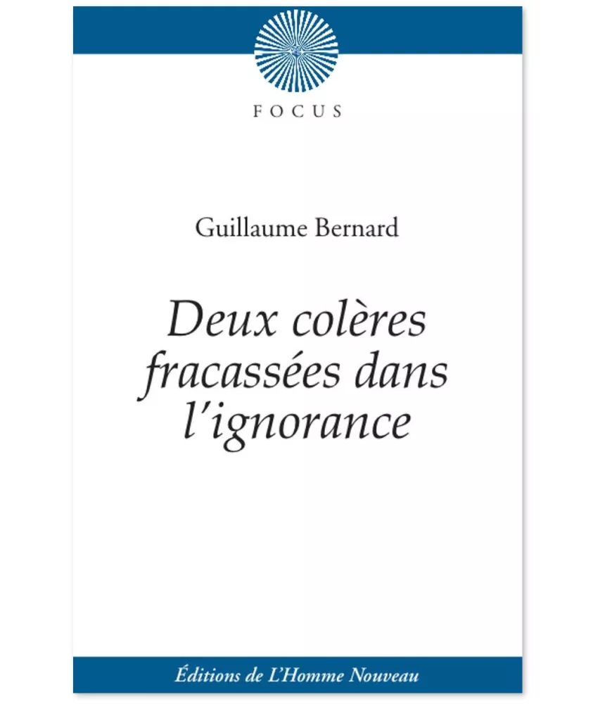 Guillaume Bernard - Deux colères fracassées dans l'ignorance