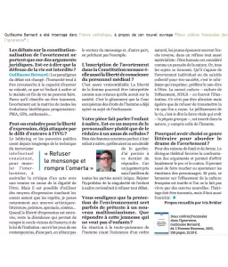 Guillaume Bernard - Deux colères fracassées dans l'ignorance