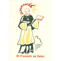 Saint François de Sales - Carte double