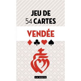Vendée jeu de 54 cartes