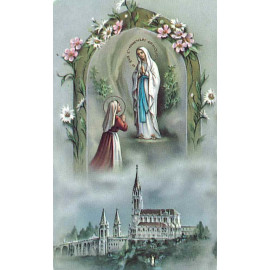 Lourdes - Prière Vierge sainte de l'abbé Perreyve