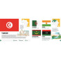 Francesco Tomasinelli - Drapeaux du monde, histoire des drapeaux avec des images de tous les pays