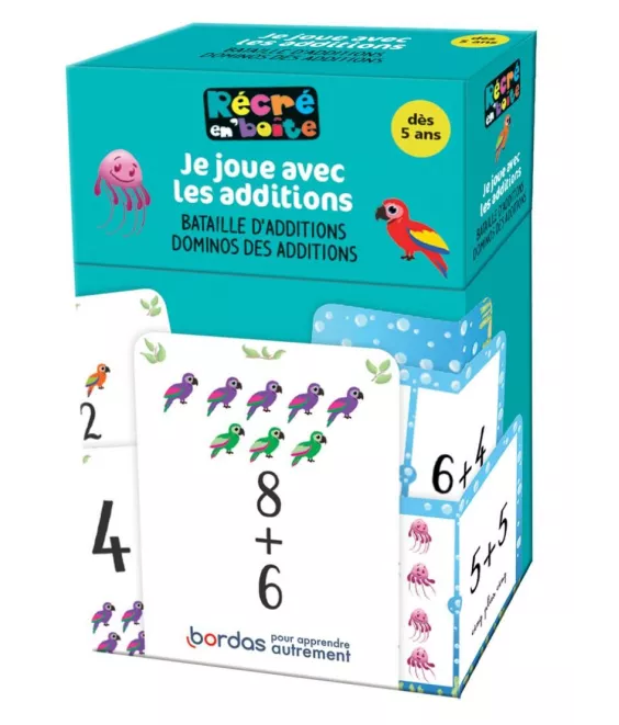 Je joue avec les additions - Bataille d'additions, Dominos des additions