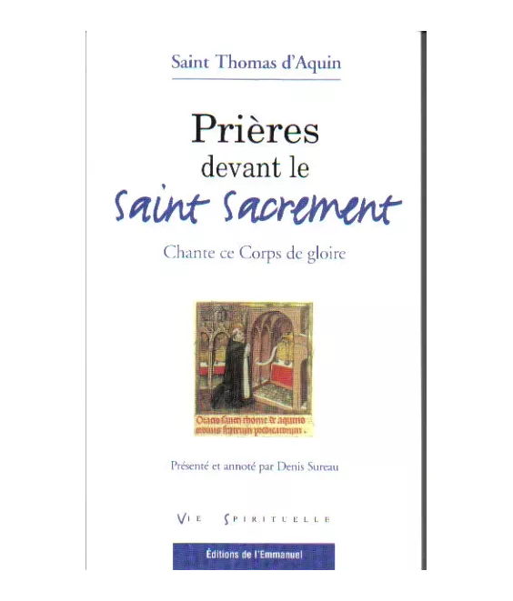 Prières devant le saint Sacrement