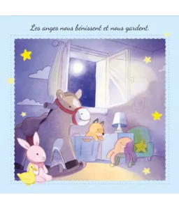 La bénédiction des Anges - Une prière pour Bébé - Livre en tissu