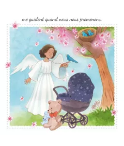 La bénédiction des Anges - Une prière pour Bébé - Livre en tissu