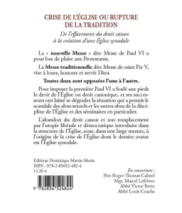 Paul-André Maur - Crise de l’Eglise ou rupture de la Tradition -