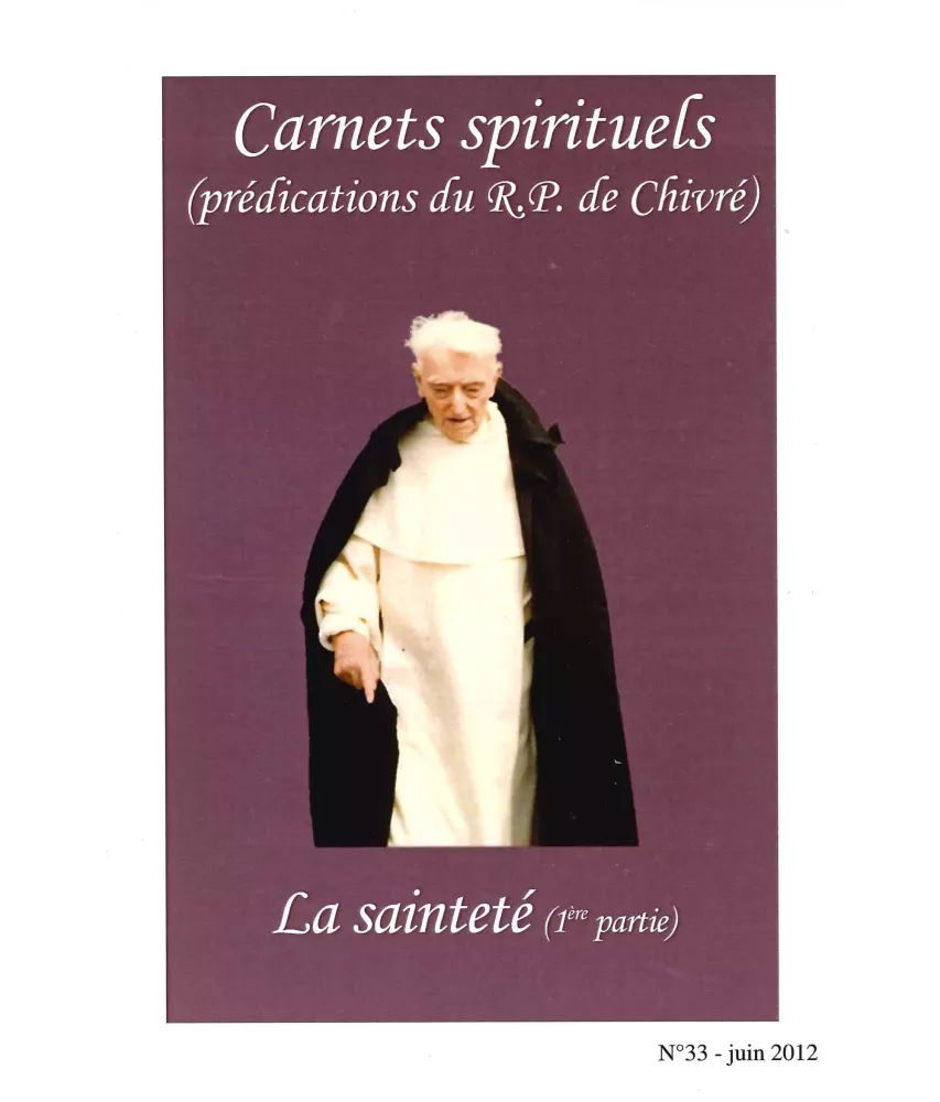 La Sainteté - (1ère partie) - Carnets spirituels N°33