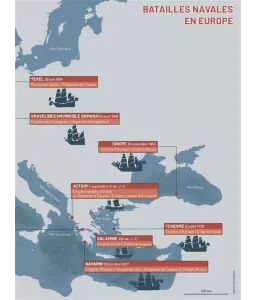 Les Grandes Batailles Navales de l'Histoire - 2500 ans de guerre maritime de l'Antiquité à nos jours