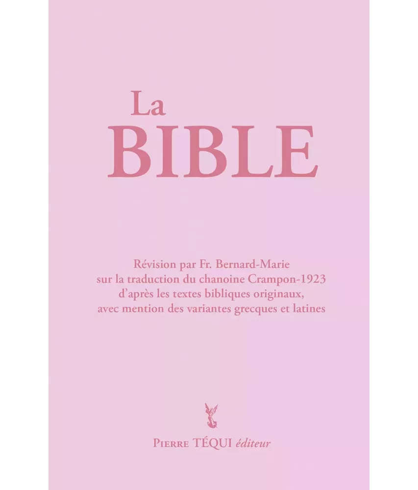 La Bible intégrale - Couverture rose